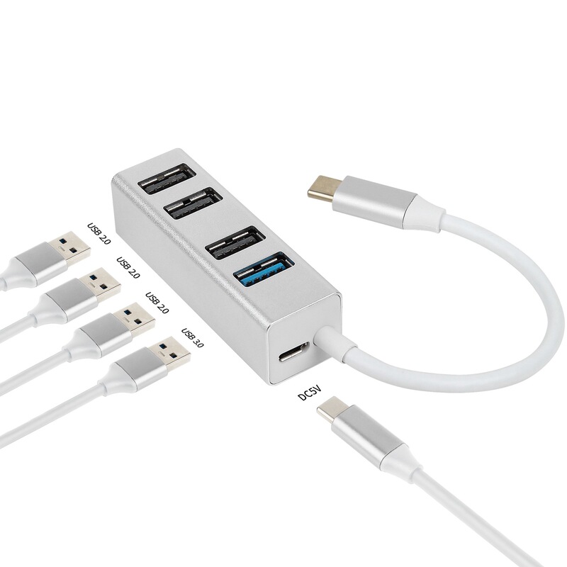 Direct-Plug Mini Type-C USB Interface Expander Docking Splitter 3.0 Hub Expansion Dock Adapter Direct-Plug Mini Type-C USB Interface Expander Docking Splitter 3.0 Hub Expansion Dock Adapter