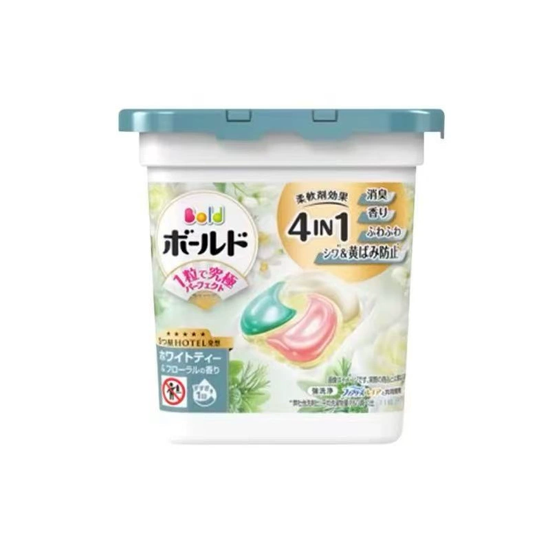 Laundry Capsules (Japanese import) — Floral & Gel 4D, Multiple Scents, 9–11 pcs options