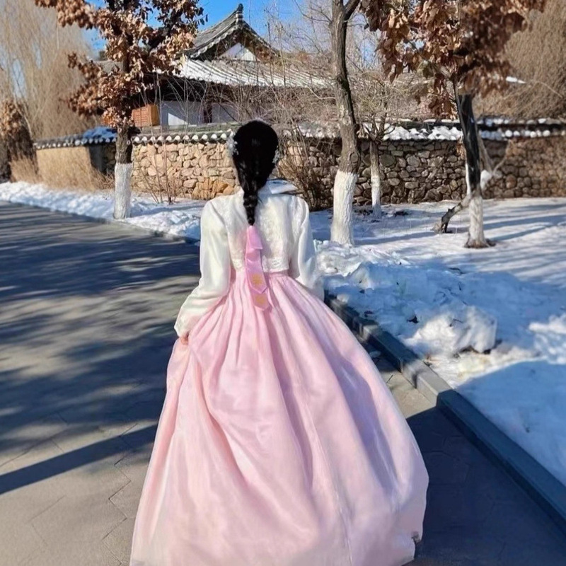 Hanbok Yanbian Korean Korean Yanji Palace Ancient Costume Ancient Style Dress Ancient Traditional Classical Dance Performance Costume Hanbok Yanbian Korean Korean Yanji Palace Ancient Costume Ancient Style Dress Ancient Traditional Classical Dance Performance Costume