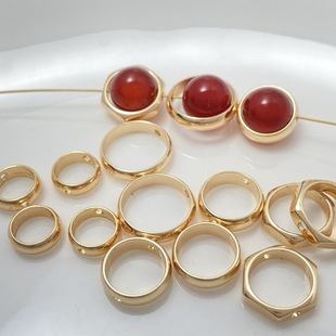 diy���������ֹ�18k��ɫ���׈A�ΰ���Ȧ���ϸ���h�^����߅��