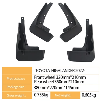 Mudguard Highlander Highlander 2022-Cross-Border