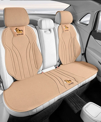 cushions, all-season leather seat covers, Universal seat cover - vibrant-orange-rear-seat-three-piece-set-please-note-the-vehicle-model-when-placing-an-order
