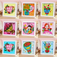 Алмазная мозаика ко Дню матери DIY, детская поделка, праздничные алмазные наклейки, богиня, алмазная картина в подарок маме