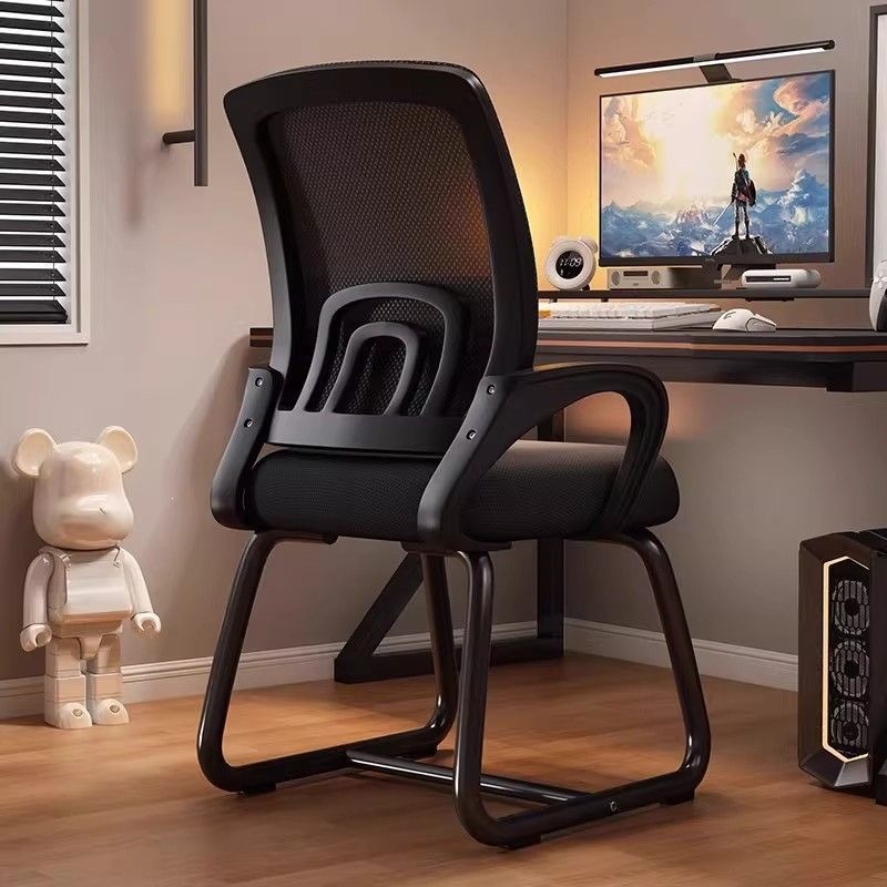 Bow-Shaped Computer Chair for Home Use, Comfortable for Long Sitting, Office Chair, Study Chair for Student Dormitory, Gaming Chair with Backrest