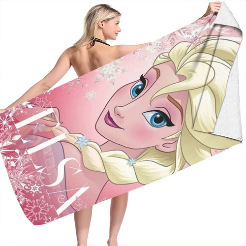 Frozen series beach towel microfiber double-sided velvet beach towel swimming bath towel versatile square towel beach towel