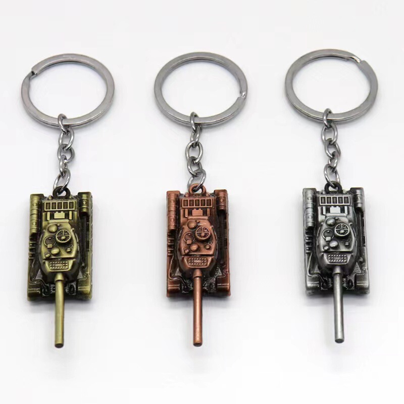 New Creative Men's Car Pendant Personality World of Tanks T34 Keychain Model Waist Hanging Small Gift Hanging Buckle New Creative Men's Car Pendant Personality World of Tanks T34 Keychain Model Waist Hanging Small Gift Hanging Buckle