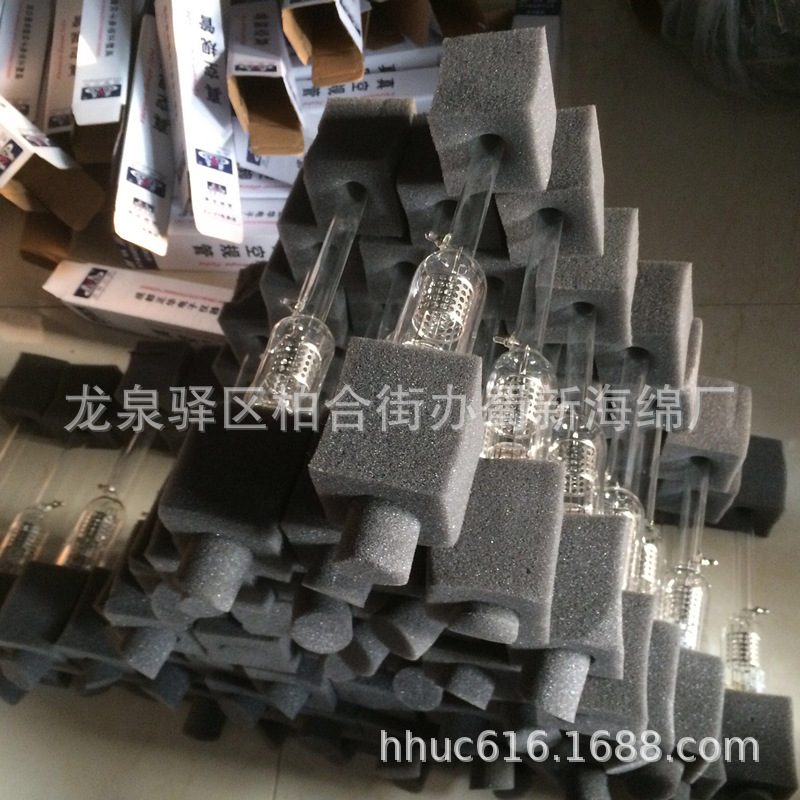 供应玻璃管防撞内衬海绵/真空管防护海绵内衬/真空管防摔包装海绵