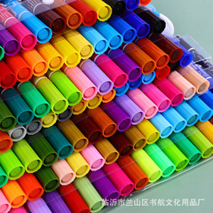 Touchsky Double-Head Oil-Based Refillable Waterproof Markers, Wholesale 12-Color Watercolor Pens for Children