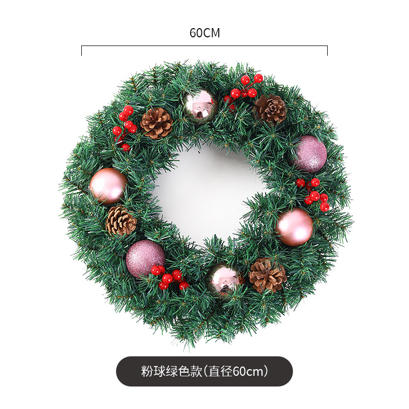 Amazon popular guirnalda de Navidad ratán 40/50/60cm decoración de Navidad Garland decoración escena diseño