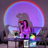 Amazon пульт дистанционного управления RGB напольный закат света проекционный закат света заполняет закат света