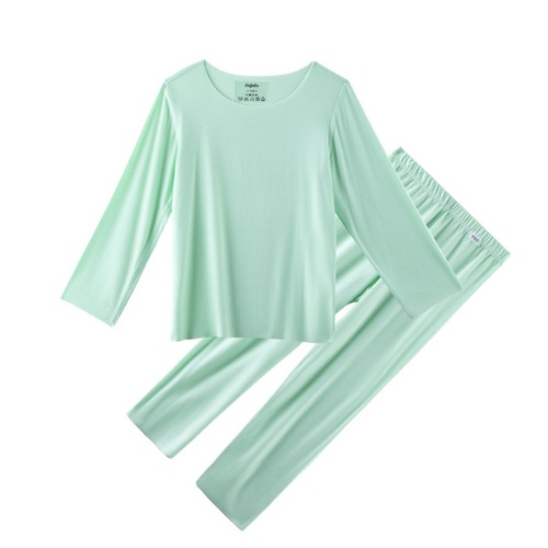 Children's Homecoming Set Category A Autumn New Girl's Pajama Set Crew Neck Casual Medium and Large Children Air Conditioning Clothes