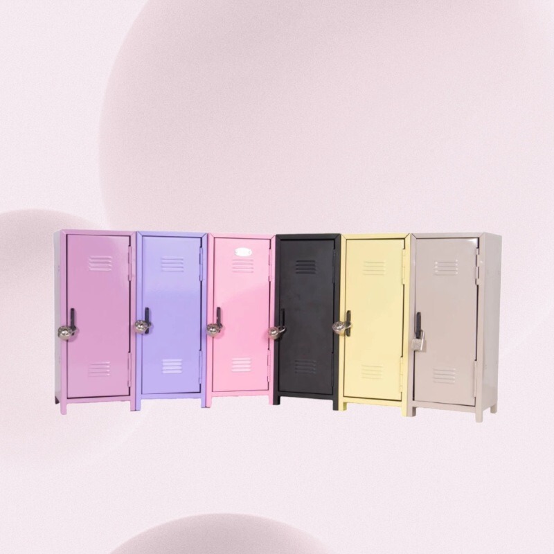Metal Desktop Cosmetics Storage Box, Money Box, Multi-Color Storage Cabinet, Girl's Storage Cabinet with Lock, Cross-Border New Model Metal Desktop Cosmetics Storage Box, Money Box, Multi-Color Storage Cabinet, Girl's Storage Cabinet with Lock, Cross-Border New Model