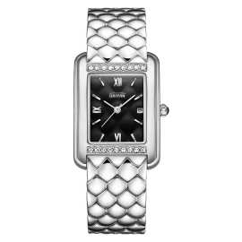 代颜镶钻大表盘方形钢带女表日历时尚菱格纹跨境外贸女士手表直播