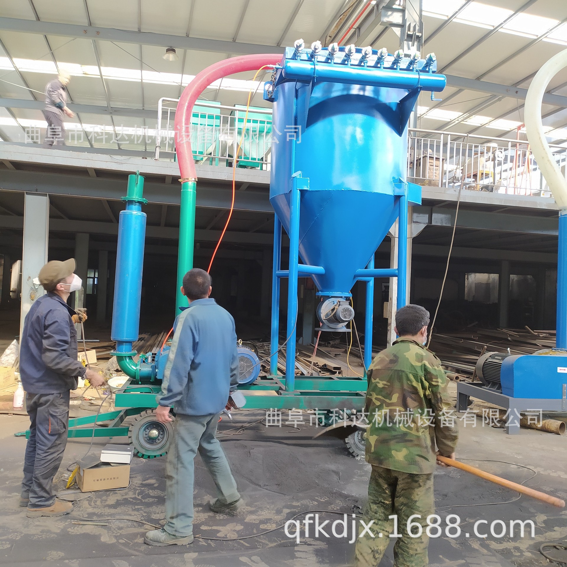 70米长铸造砂干粉装吨袋吸灰机XWZF辽宁石灰石粉负压吸粉机