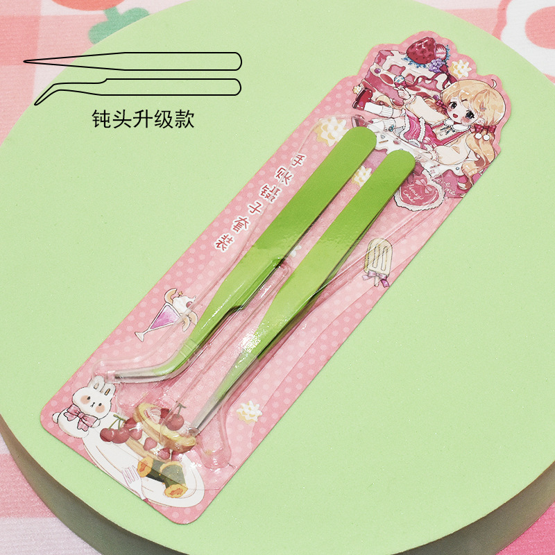 무딘 머리 풀 그린 2 팩 (만화 종이 카드)