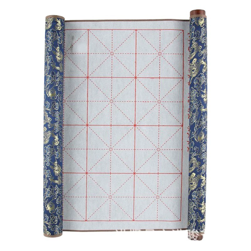 Имитация пропаганда свиток вода письмо ткань практика каллиграфия Магия десять тысяч раз пустой стирка письменная ткань тетрадь изучение Четыре сокровища