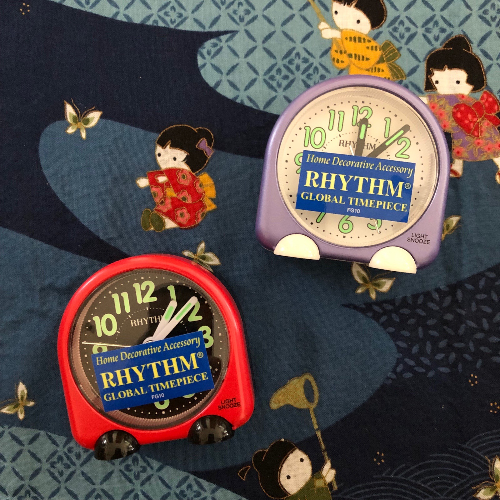 Special offer! Genuine Japanese RHYTHM Lisheng Alarm Clock cute…