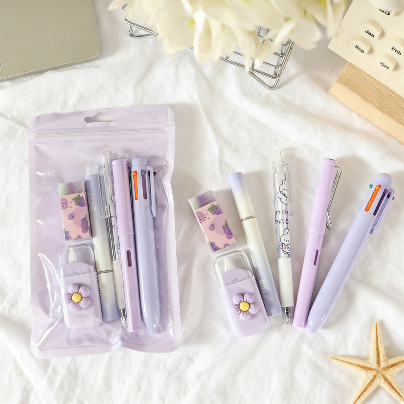 Set de Papelería Escolar de 9 Piezas para Estudiantes