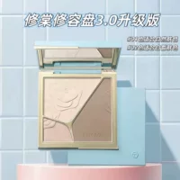 Caitang Contouring Palette 3.0 Пудровый хайлайтер Универсальный трехцветный осветляющий контур лица Тени для носа Трехмерная контурная палитра