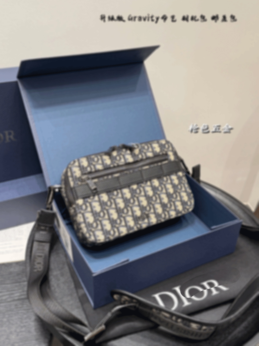 白米布グレー金具 22×15cm / ギフトボックス包装