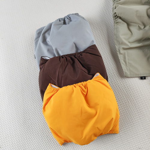 Water-washable pet dog diaper physiological pants with adjustable absorption, suitable for cats and dogs, reusable pet dog underwear shorts