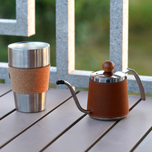 350ml挂耳手冲咖啡壶304不锈钢分享壶家用小型户外细口注水长嘴壶