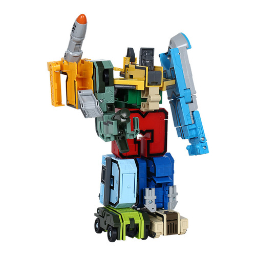 Cross-border children's educational toys 0-9 digital transformation combined King Kong alphabet set robot assembled car man