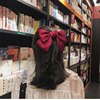 Cloth, hairgrip with bow, hairpin, hair accessory, Japanese and Korean