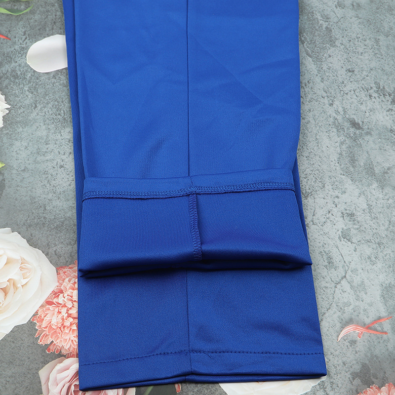 Pantalones de uniformes escolares azules sólidos de luz para estudiantes de primaria y secundaria unisex pantalones deportivos de verano rectos sueltos