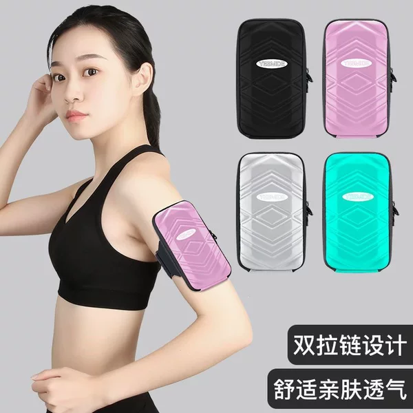 New running phone arm bag, unisex, Huawei outdoor phone bag, fitness phone storage pouch, wrist bag