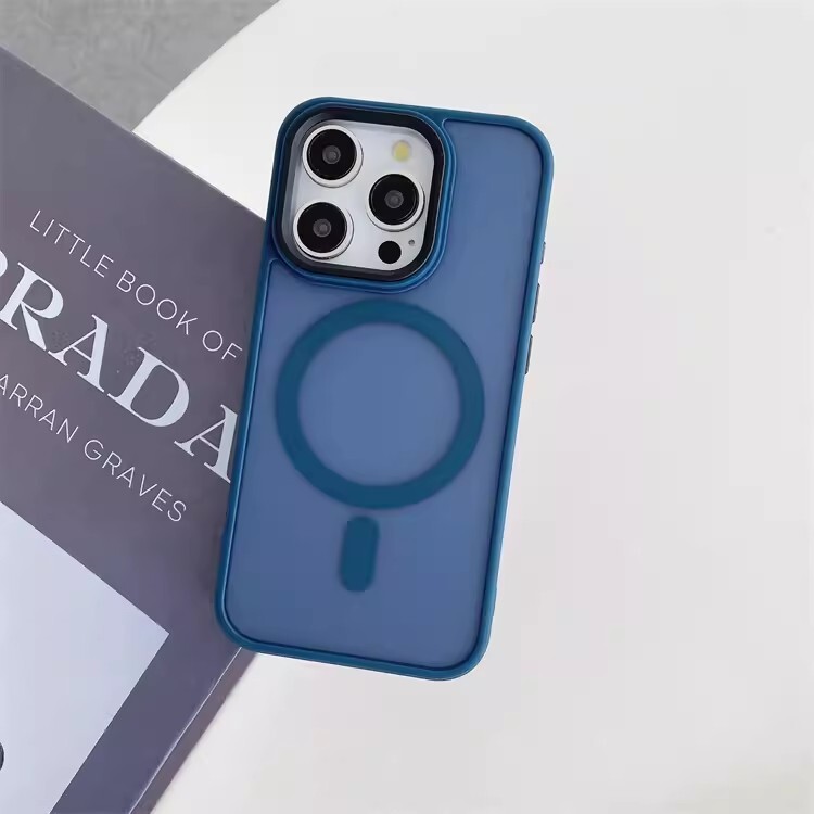 柔彩肤感磁吸适用iPhone17promax手机壳磨砂半透苹果16防摔保护套|undefined