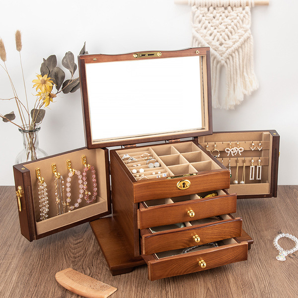 Storage system from natural wood