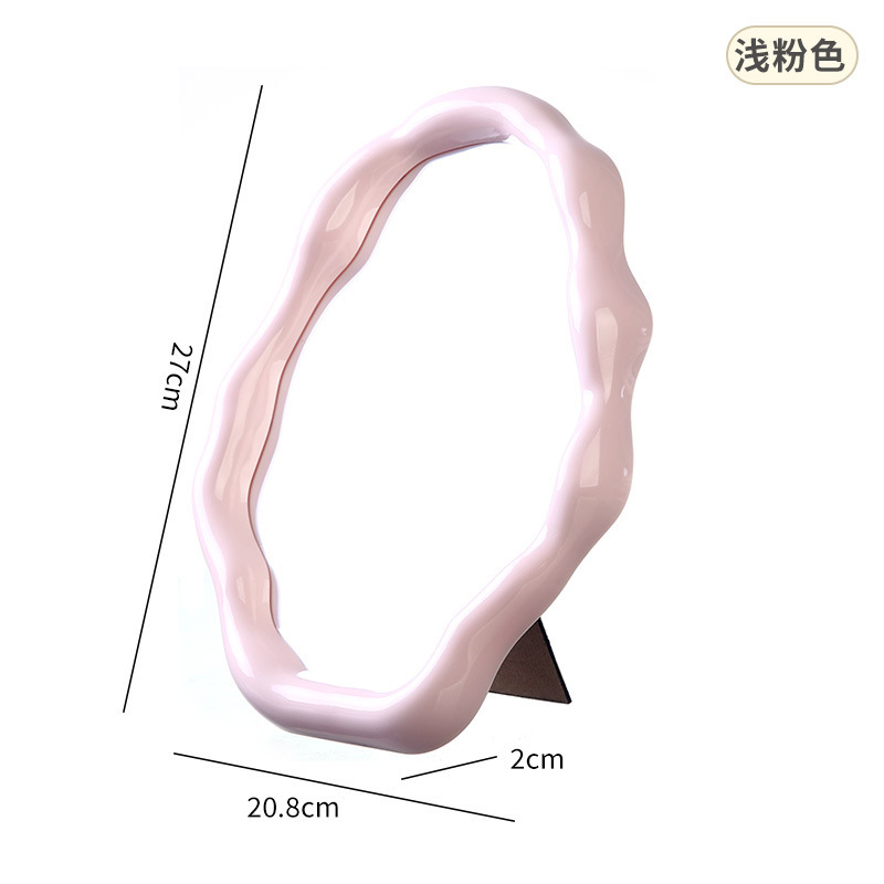 Espejo de maquillaje de nubes de forma alienígena escritorio irregular espejo pequeño vientos de crema dormitorio de estudiantes espejo de escritorio