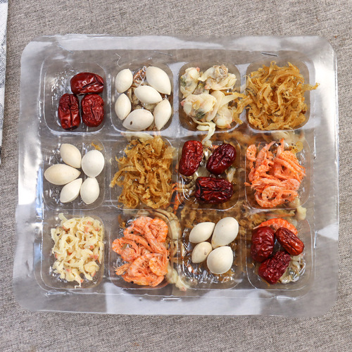 Seafood hot pot dry and fresh pot base old-fashioned hot pot seafood pot base seafood dried goods hometown flavor