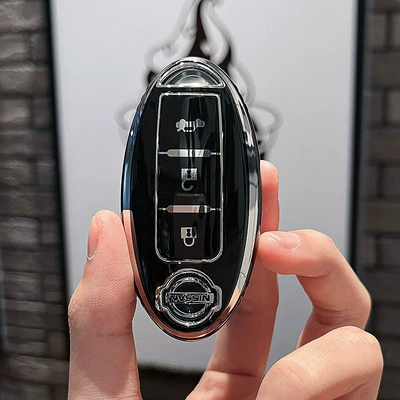 Qijun Qashqai Xuanyi Tuda Car key bag - nissan-c-smart-3-key-single-shell-black