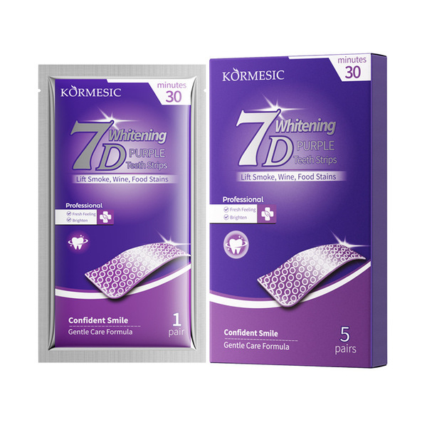 Cross-border foreign trade KORMESIC purple tooth whitening strips…