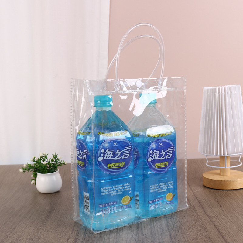 高級ギフトバッグ卸売お土産丈夫で耐久性のある透明ハンドバッグ卒業シーズンギフトバッグ小さなギフト|undefined