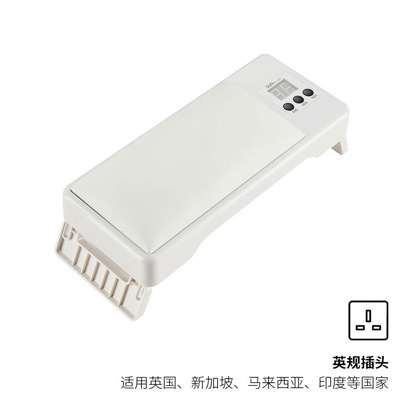 Con almohada de mano, lámpara de uñas, lámpara de fototerapia especial para salón de uñas, máquina de uñas de mano, plegable y conveniente, lámpara de cocción de dos manos transfronteriza