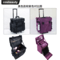 多层简约旅行拉杆化妆箱尼龙旅行收纳包整理袋拉杆包行李箱