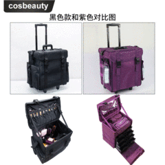 多層シンプル旅行タイロッド化粧箱ナイロン旅行収納バッグ整理袋タイロッドバッグスーツケース