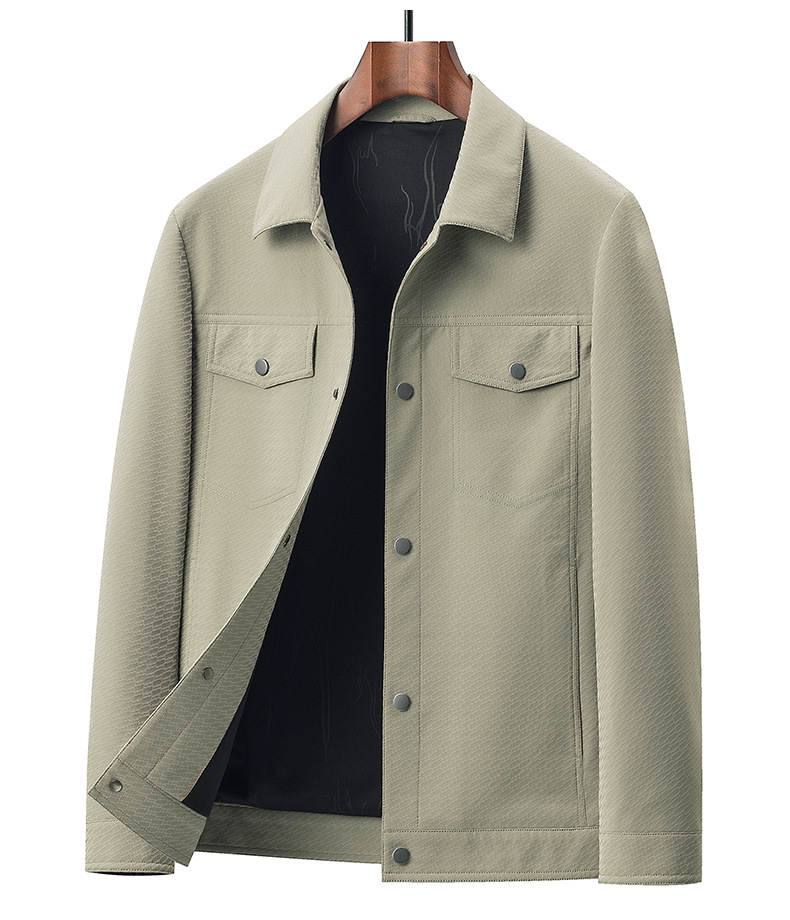 Arbeitsjacke Herren neue Herbst 2023 lässige Reversjacke für junge und mittlere koreanische Trendfrühlings- und Herbstkleidung_voghion.com