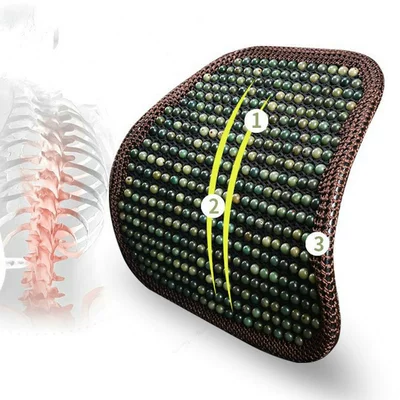 Multi-function pad: Bodhi Cooling Mat, Breathable Wooden Bead