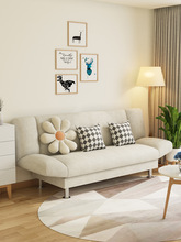 沙发小户型客厅2024新款公寓布艺小沙发卧室网红款出租房懒人沙发