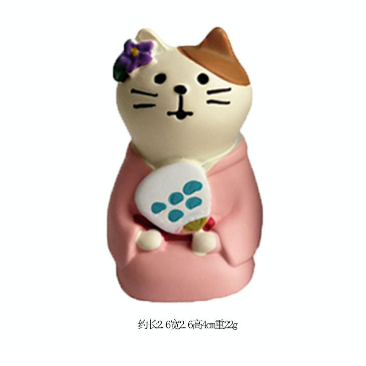 日本式猫赤ちゃんゼカ結婚バレンタインギフトケーキ車載飾りインスタ樹脂工芸品小物置物|undefined