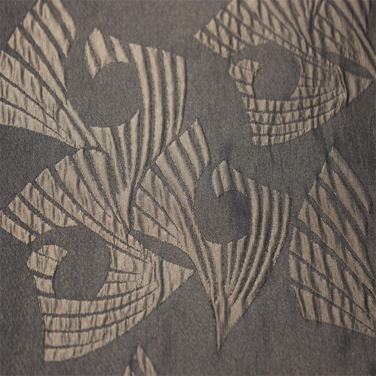 抽象图案色织梭织提花布面料适用于服装装饰沙发布鞋子布