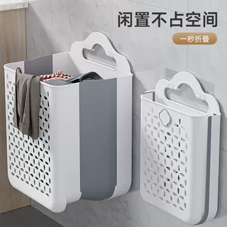 可折叠脏衣篮壁挂式超大容量挂墙家用洗衣服收纳篓卫生间浴室卧室