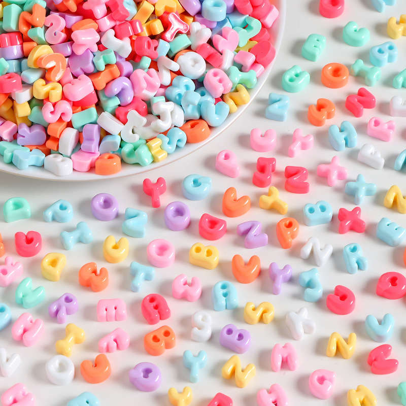 Mini Mixed Letter Resin DIY Handmade Cream Glue Mobile Phone Case Shoe Mouth Jewelry Hairpin Material Accessories