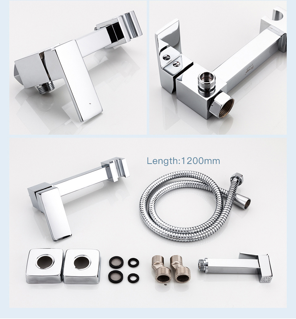 Cross-border toilet spray gun faucet concealed shower head alloy bidet spray gun Toilet companion bathroom mixing valve undefined