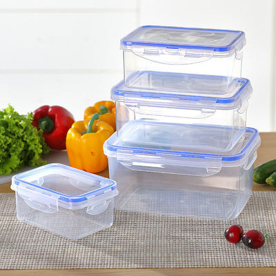 light Lunch box Crisper Plastic microwave heating Workers Bento Box seal up rectangle Refrigerator Storage box