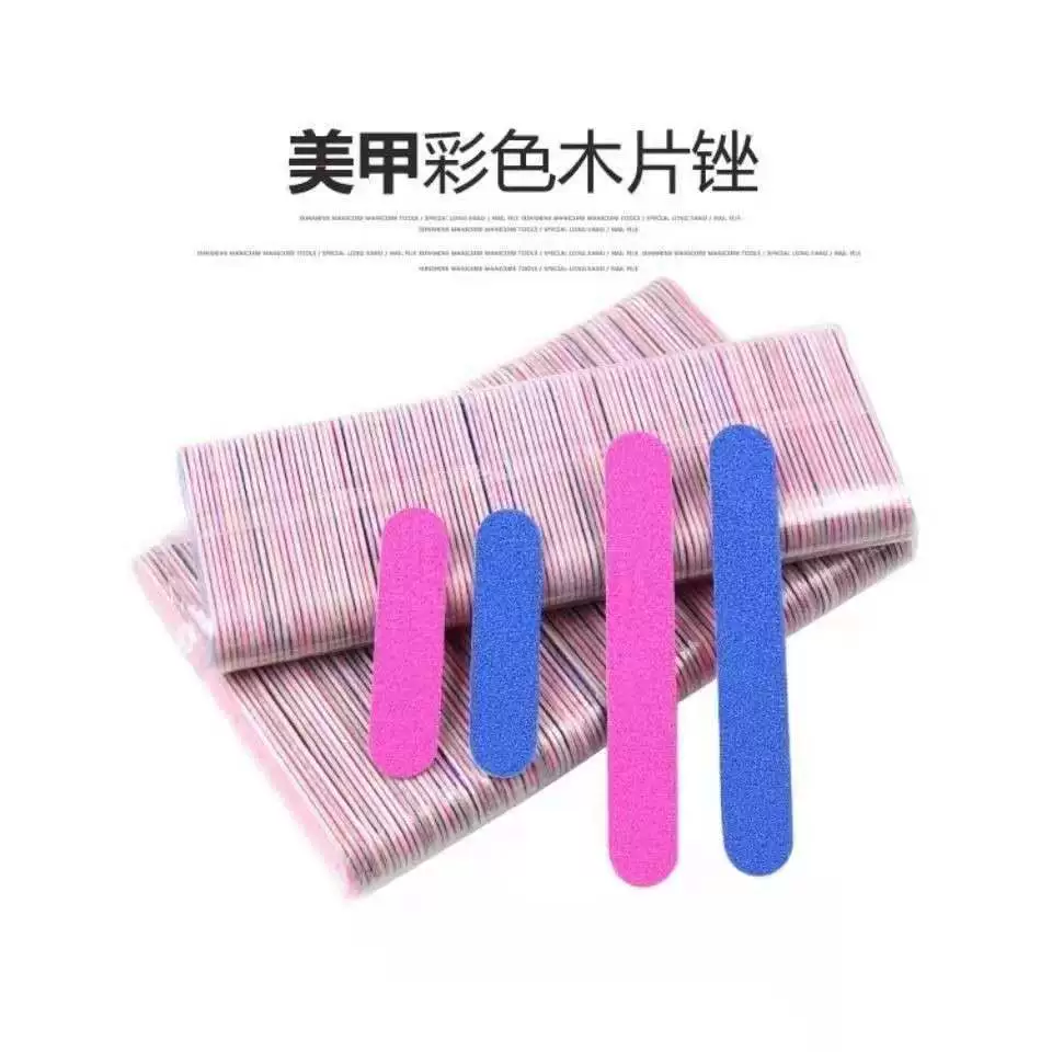 Оптовая Продажа с фабрики одноразовая деревянная Пилка мини-пилочка для ногтей 50 мм деревянная пилочка для наждачной бумаги небольшой пилочка для наждачной бумаги
